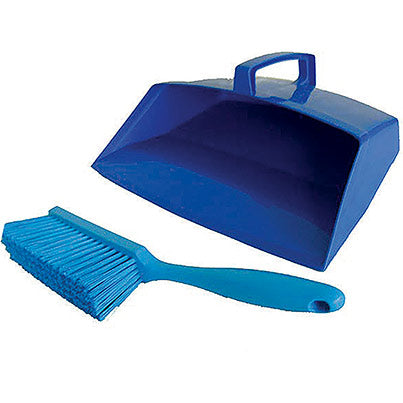 Vikan Hooded Dustpan and Brush Set