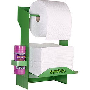 Spillmate Wall-Mounted 260L Spill Kit Station with Oil Absorbents