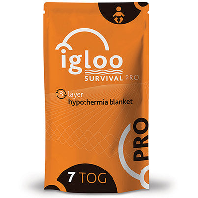 Igloo Orange Emergency Thermal Baby Blanket