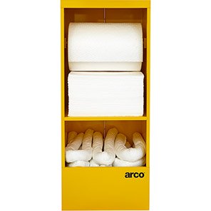 Steel 260L Spill Kit Storage Station with Oil Absorbents