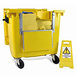 Chemical Spill Kit in Drop-Front Bin