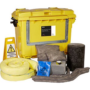 Maintenance Spill Kit in Drop-Front Bin