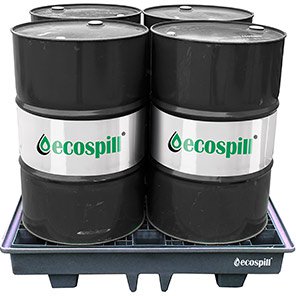 Four-Drum Recycled Spill Pallet