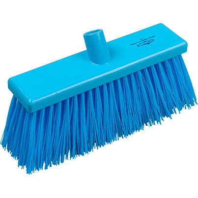 Hillbrush Hygiene Professional B757 Black Stiff Outdoor Broom Head