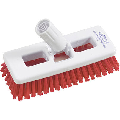 Hillbrush Hygiene Professional Extra-Stiff Swivel-Neck Scrub Brush Head