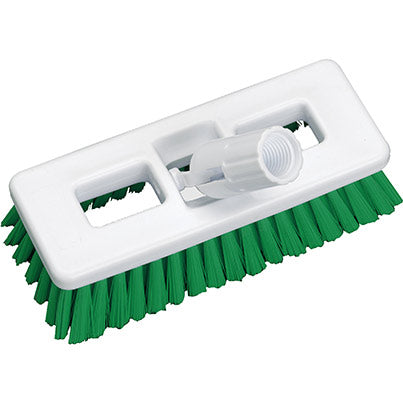 Hillbrush Hygiene Professional Extra-Stiff Swivel-Neck Scrub Brush Head