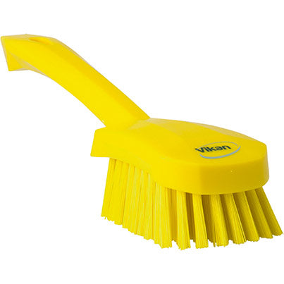 Vikan Stiff Short-Handle Scrubbing Brush