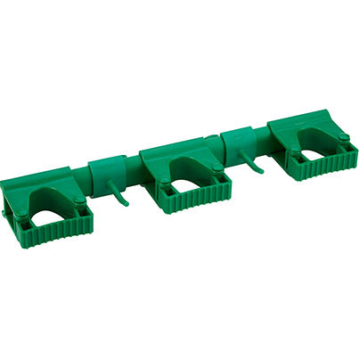Vikan Hygienic Hi-Flex Wall Bracket with Three Hangers and Two Hooks