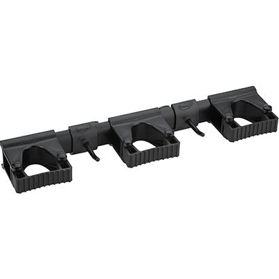 Vikan Hygienic Hi-Flex Wall Bracket with Three Hangers and Two Hooks