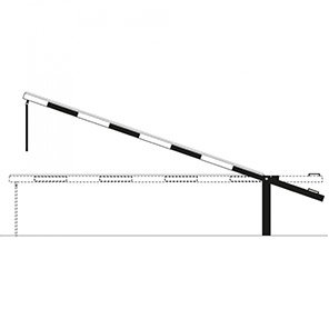 Swing-Strut Counterweight Boom Barrier