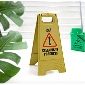 Robert Scott "Cleaning in Progress/Wet Floor" A-Board Sign 300mm x 620mm