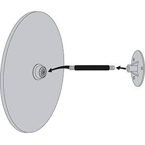 Vialux Circular Convex Mirror
