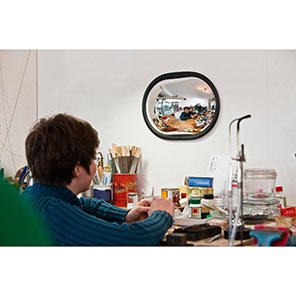 DETECTIVE Oval Convex Observation Mirror