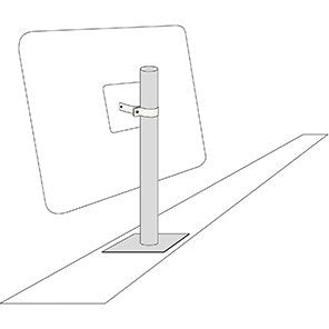 MORAVIA 1/2 Traffic Mirror Wall Post