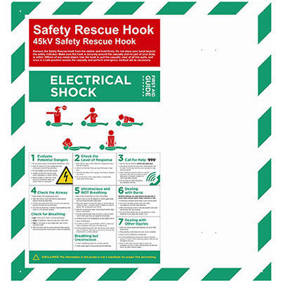 Spectrum Industrial 45Kv Rescue Hook Shadowboard 700mm x 750mm