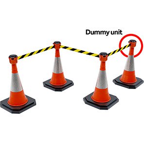 Skipper Retractable Barrier Dummy Unit