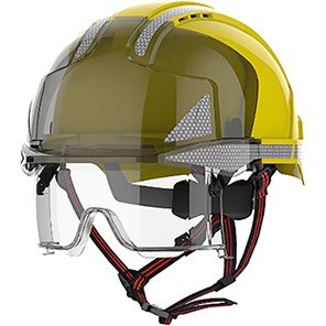 EVO VISTAlens Dualswitch Vented Safety Helmet with Glasses