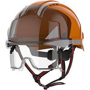 EVO VISTAlens Dualswitch Vented Safety Helmet with Glasses