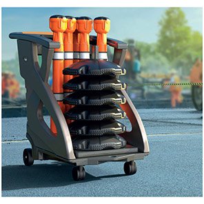 Skipper Unicart Orange Trolley Kit with Orange Posts and Skippers