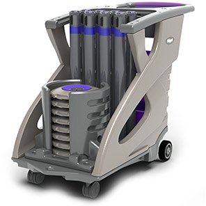 Skipper Q Unicart Purple Trolley Kit with Bases