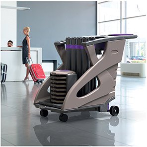 Skipper Q Unicart Purple Trolley Kit with Bases