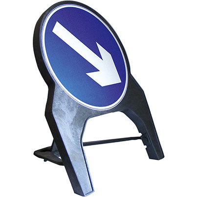 Melba Swintex Q-Sign Arrow Temporary Road Sign 750mm