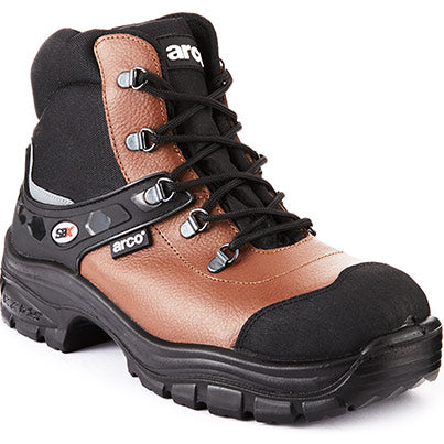 ST210 Brown S1P Safety Boots
