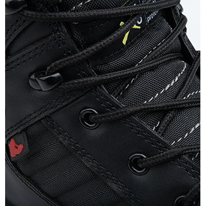 ST202 Black High-Leg S3 Internal Met Guard Safety Boots