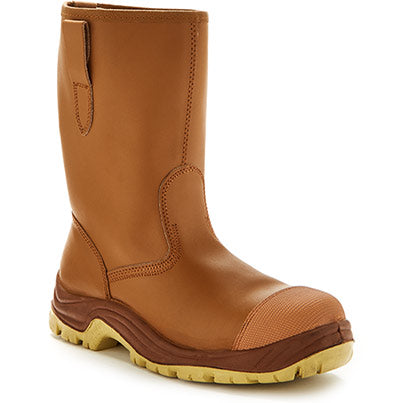 Essentials Tan S1P Rigger Boots