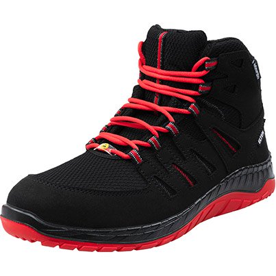 Maddox Black/Red S3 ESD Safety Hiker Boots
