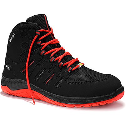 Maddox Black/Red S3 ESD Safety Hiker Boots
