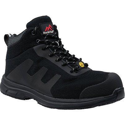 TeslaDRI Black ESD S7S Safety Boots