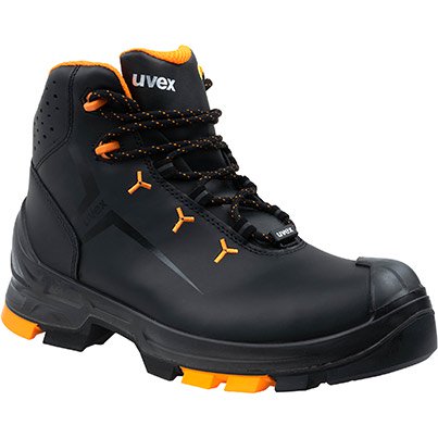 Black Leather S3 Safety Boots