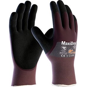 MaxiDry 56-425 Nitrile-Coated Gloves