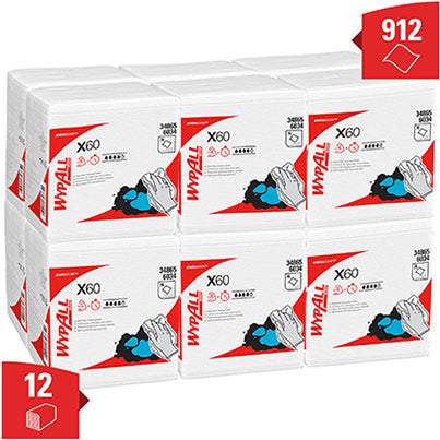 WypAll X60 General Clean 6034 Cleaning Cloths Pack (Box of 12)