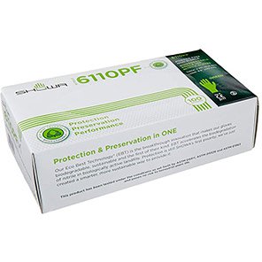 6110PF Biodegradable Nitrile Disposable Gloves (Pack of 90)