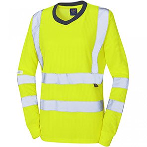 Lydford Women’s Hi-Vis Long-Sleeved T-Shirt