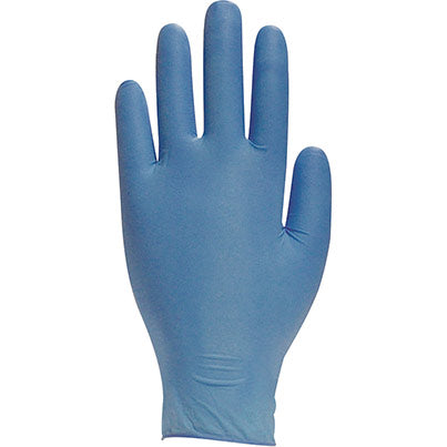 Polyco Finite PF Blue Powder-Free Nitrile Disposable Gloves (Pack of 100) 9.5