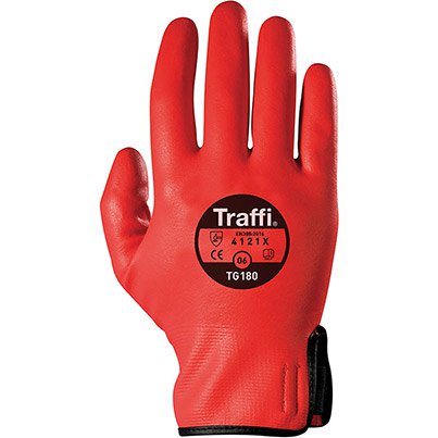 TG180 Nitrile-Coated Water-Resistant Work Gloves
