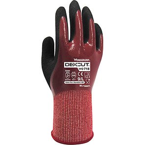 WG-718 Dexcut Nitrile-Coated Touchscreen Cut-Resistant Gloves