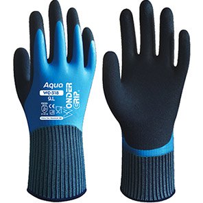 WG-318 Aqua Latex-Coated Work Gloves