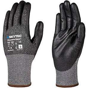 Sapphire Nano PU-Coated Cut-Resistant Gloves