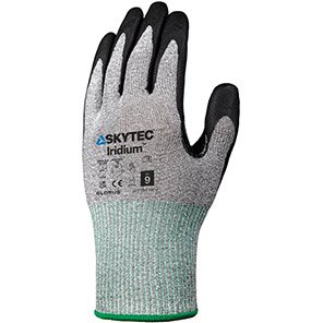 Eco Iridium Nitrile Foam-Coated Cut-Resistant Gloves