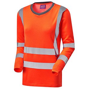 Lydford Women’s Hi-Vis Long-Sleeved T-Shirt