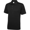 JustCool SuperCool Black Wicking Polo Shirt