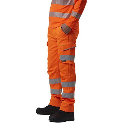 Kingford Men’s Hi-Vis Cargo Trousers with Kneepad Pockets