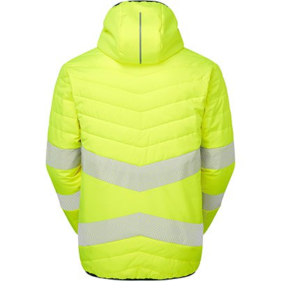 LIFE Men's Yellow Reversible Hi-Vis Jacket