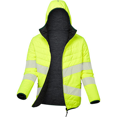 LIFE Men's Yellow Reversible Hi-Vis Jacket