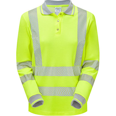 LIFE Women’s  Long-Sleeve Hi-Vis Polo Shirt