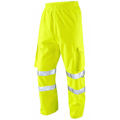Lundy Men’s Yellow Waterproof Hi-Vis Overtrousers
